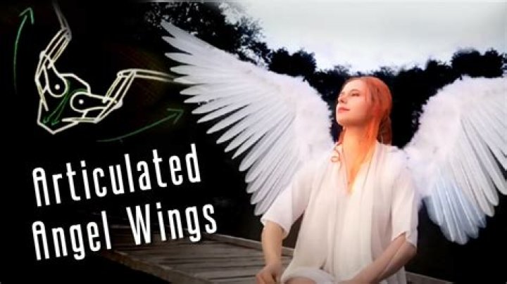 How are angel wings attached?