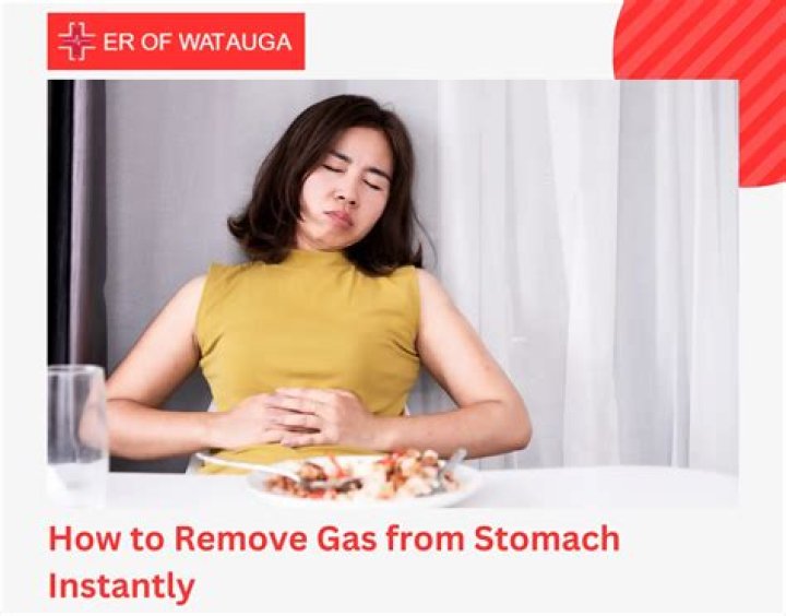 How can I get gas out of my stomach?