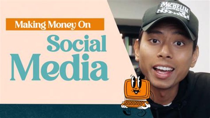 How can I make money from social media?