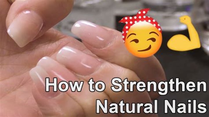 How can I strengthen my nails?