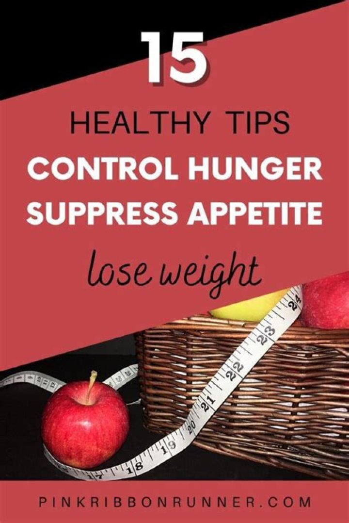 How can I suppress my appetite without eating?