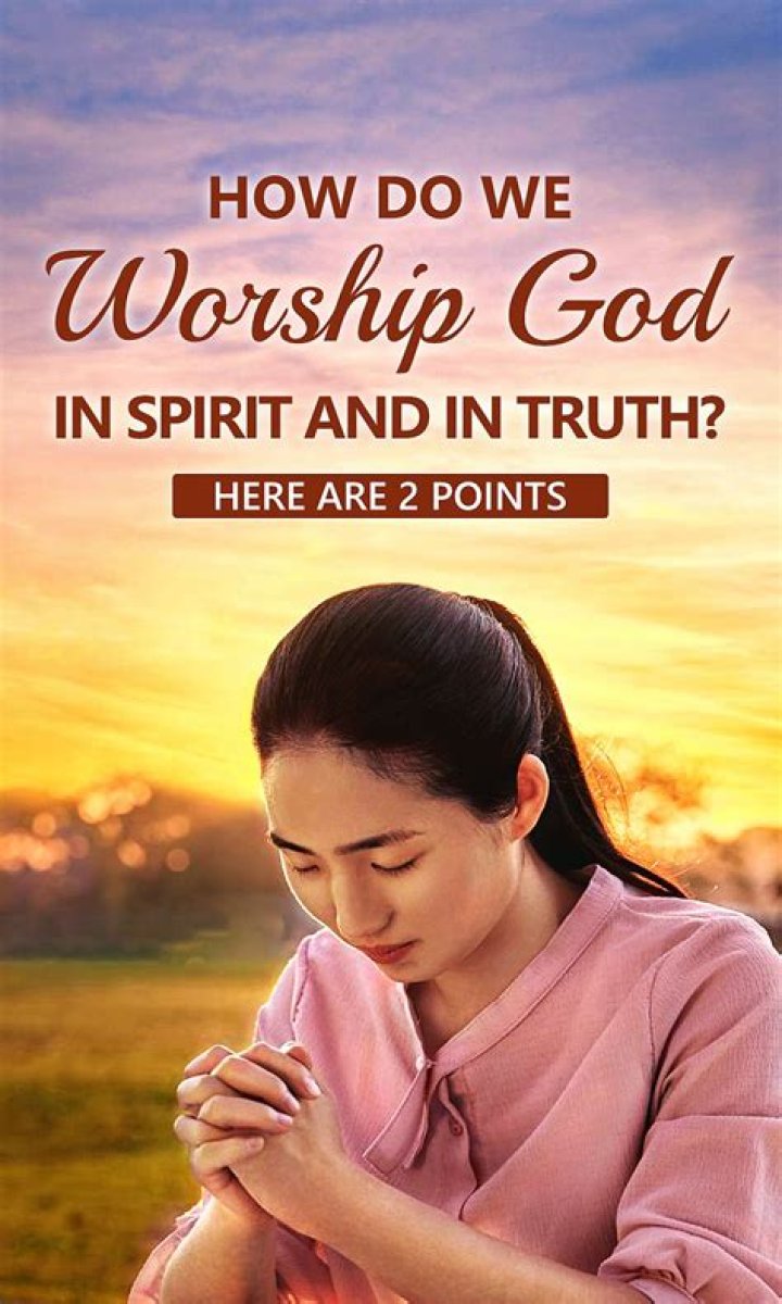 How can we worship God?