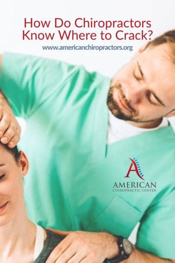 How do chiropractors know where to crack?