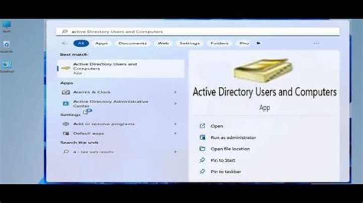 How do I access Active Directory?