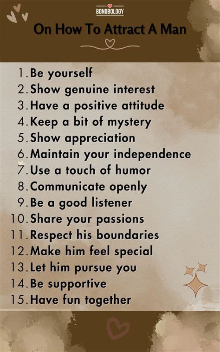 How do I attract a man over 50?