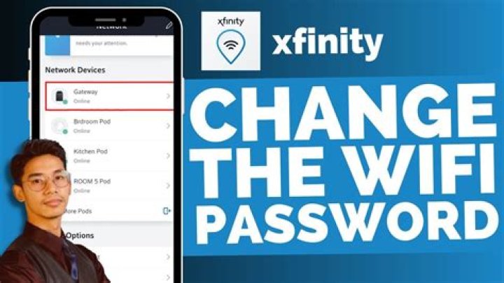 How do I change my WiFi password Xfinity?