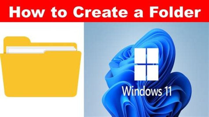 How do I create a new folder in Windows 10?