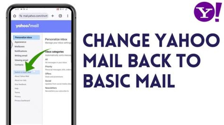 How do I create a new folder in Yahoo Mail on my iPhone?