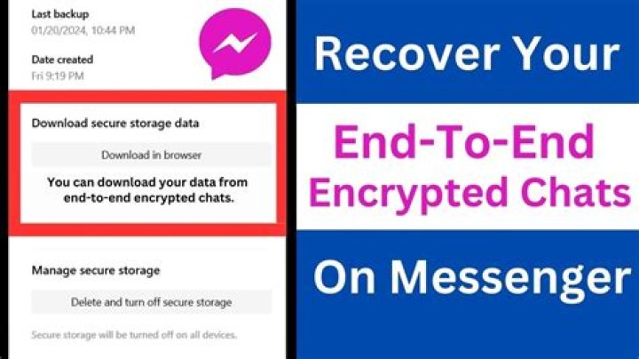 How do I find my encrypted Facebook messages?