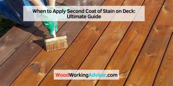 How do I know if my deck needs a second coat of stain?