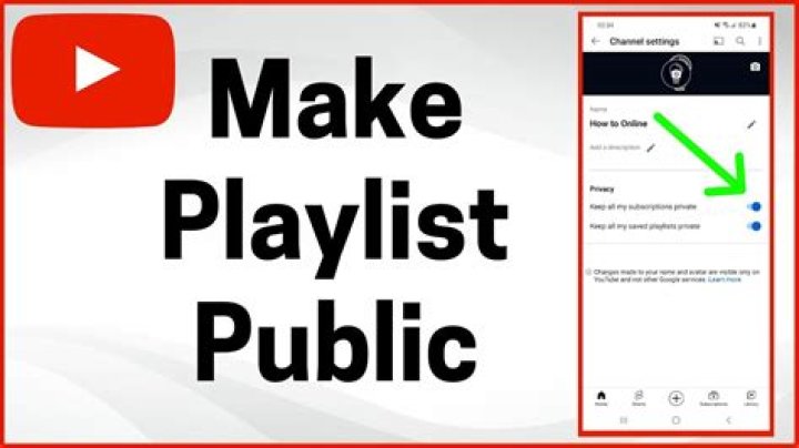 How do I make playlist public?