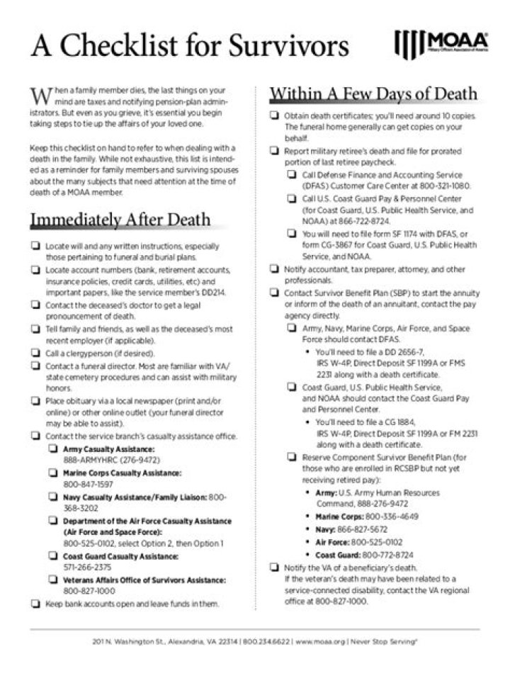 How do I notify the VA of a death?