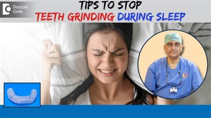 How do I stop clenching my teeth at night?