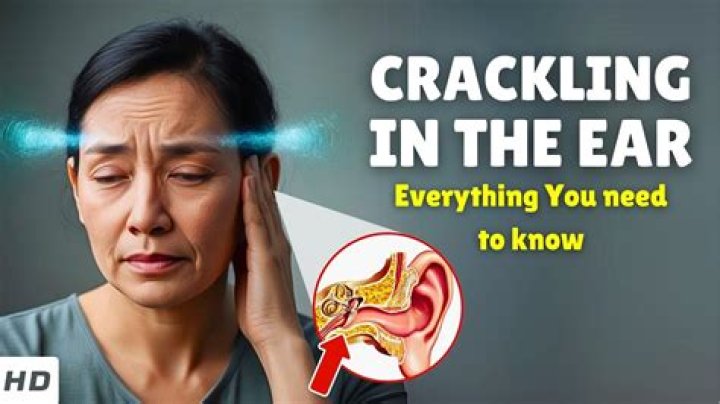 How do I stop my ears from crackling NHS?