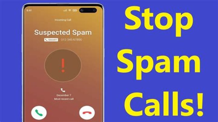 How do I stop spam numbers from calling?
