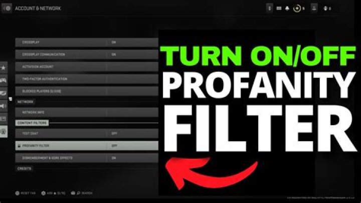 How do I turn off steam profanity filter?