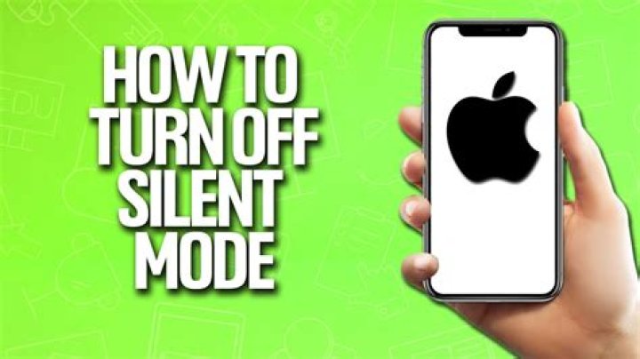 How do I turn silent mode off?