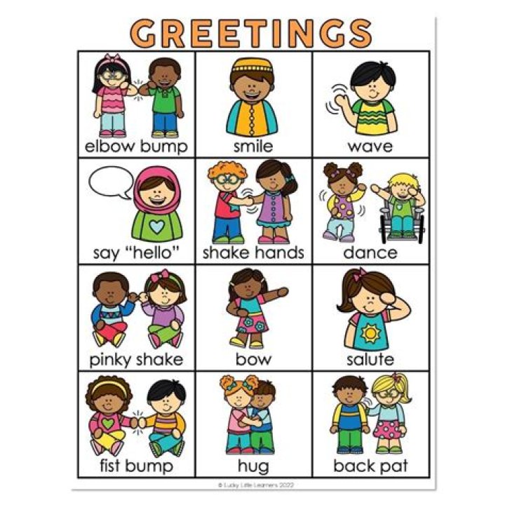 How do Italian friends greet each other?