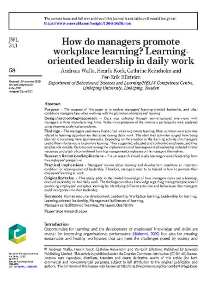 How do managers promote employees?