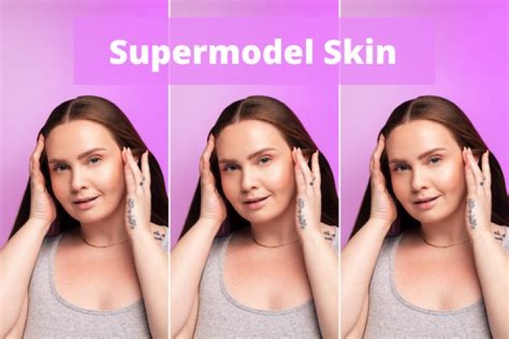 How do models get clear skin?