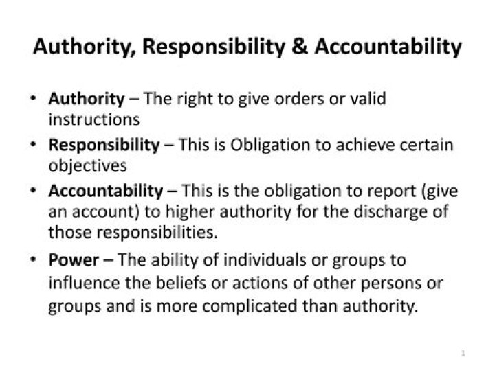 How do responsibility authority and accountability differ What happens to responsibility authority and accountability when a manager delegates work to a subordinate?