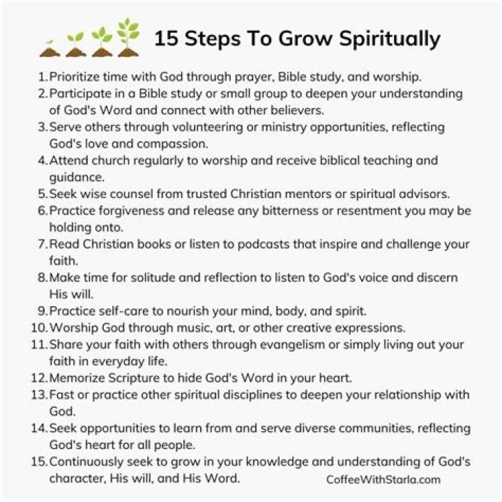 How do u grow spiritually?