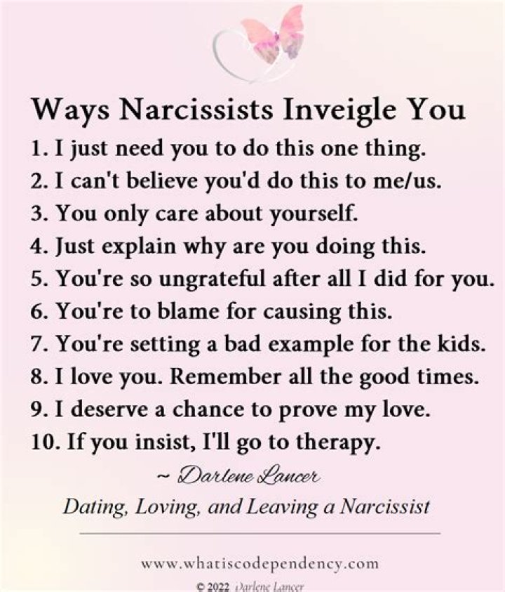 How do you bait a narcissist?