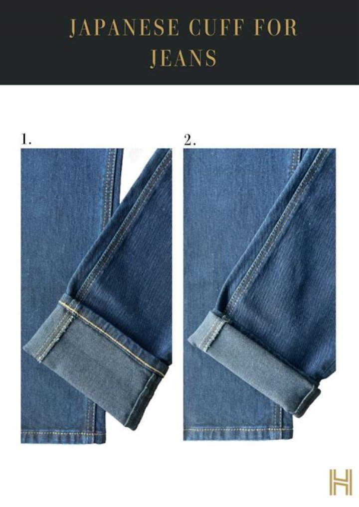 How do you cuff baggy jeans with rubber bands?