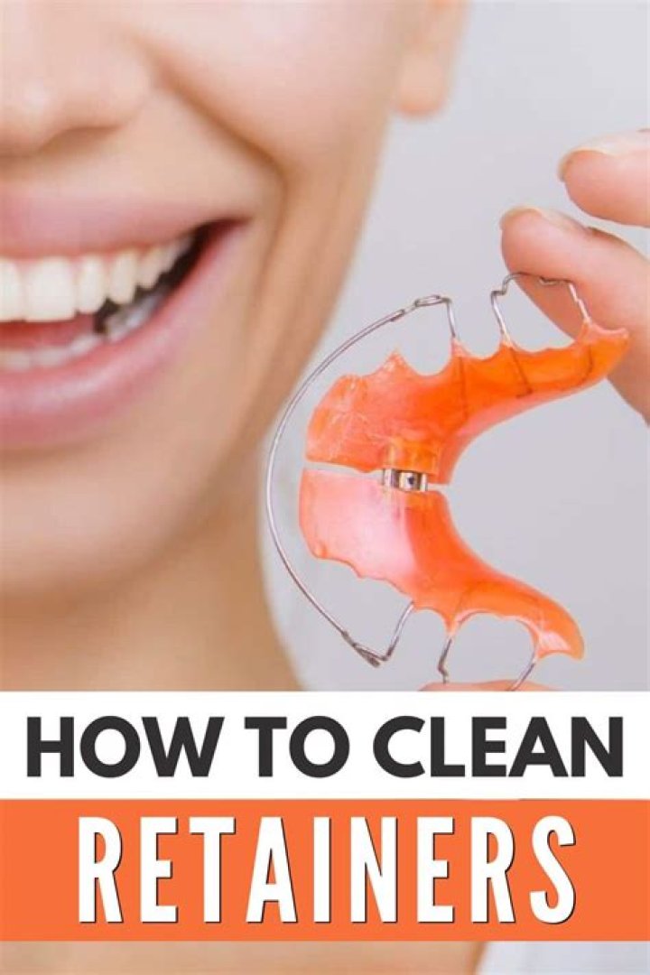 How do you deep clean retainers?
