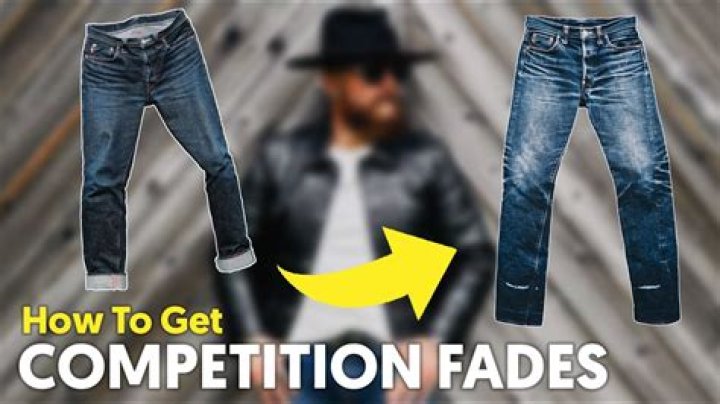 How do you fix faded blue jeans without dye?