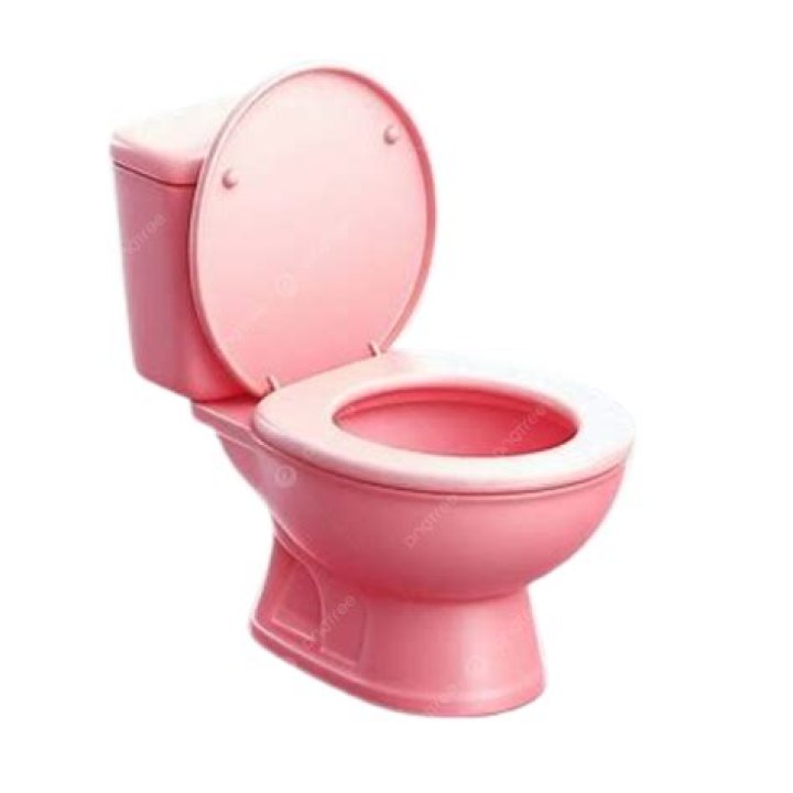 How do you get rid of pink toilet seat?