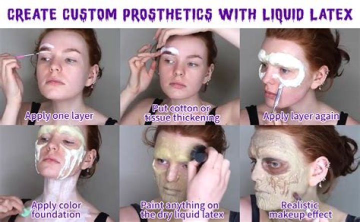 How do you harden liquid latex?