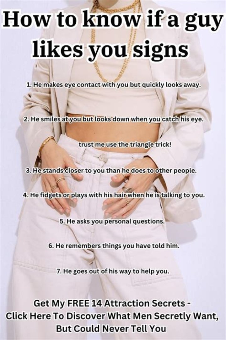 How do you know if a shy guy likes you secretly?