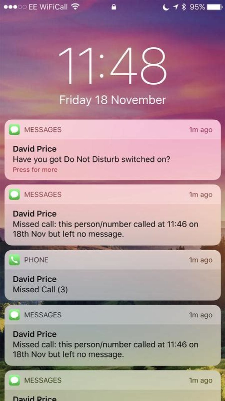 How do you know if someone has Do Not Disturb on?