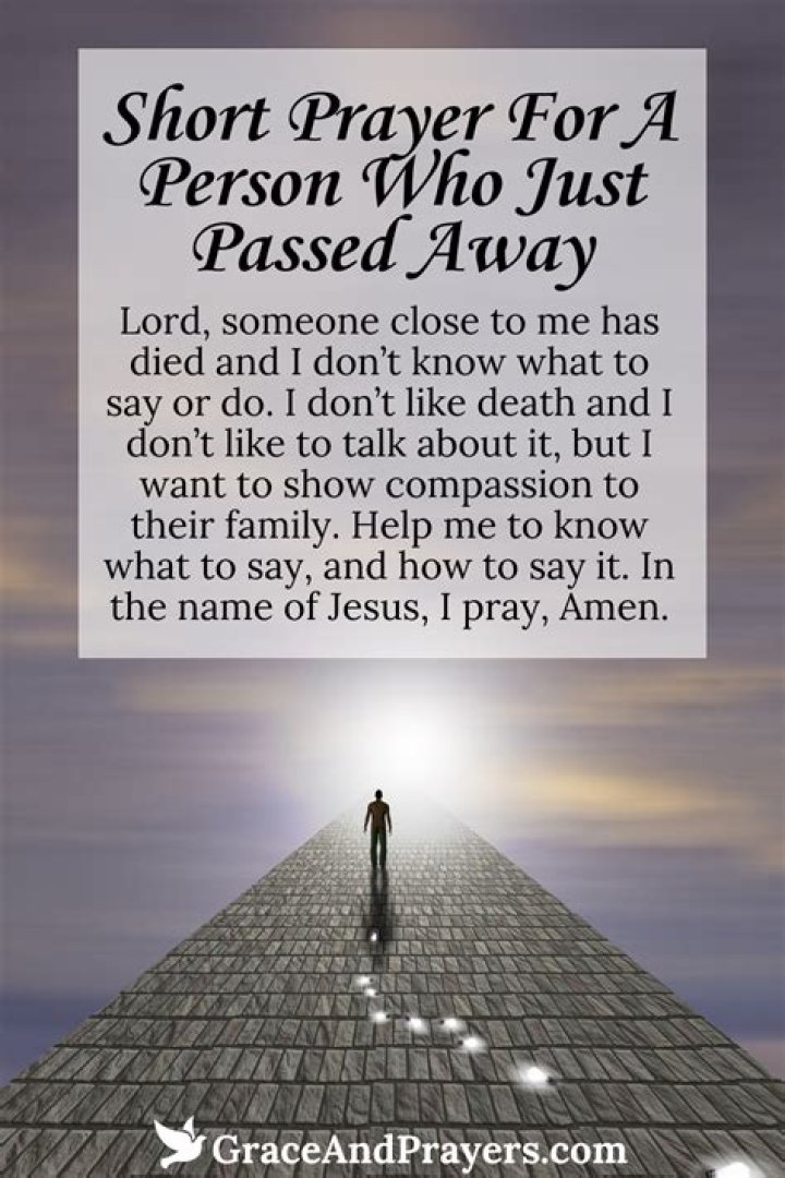 How do you know if someone who passed away is with you?