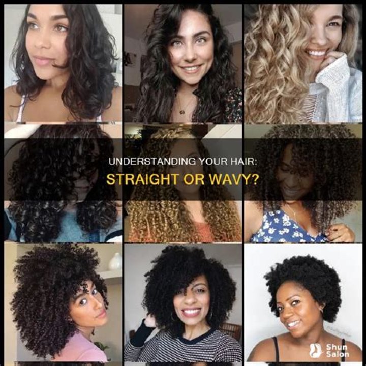 How do you know if your hair is straight or wavy?