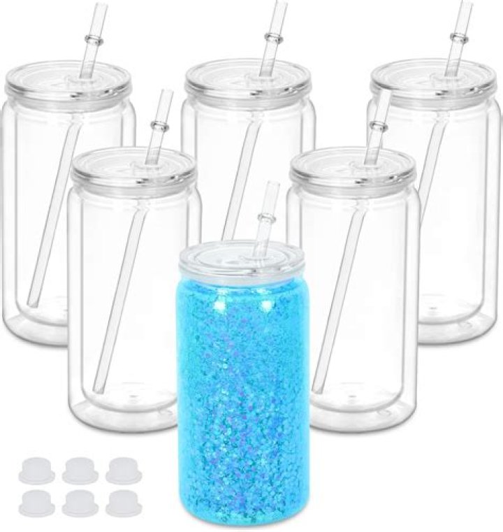 How do you make a floating glitter Cup?