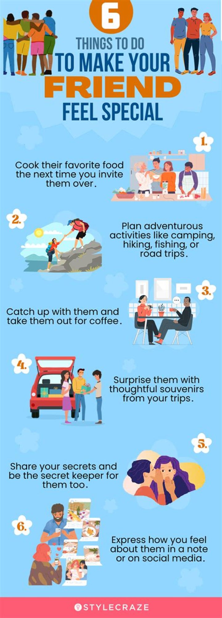 How do you make your best friend feel special?