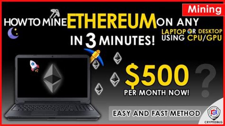 How do you mine ethereum on PC?