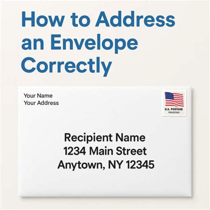 How do you properly address an envelope?