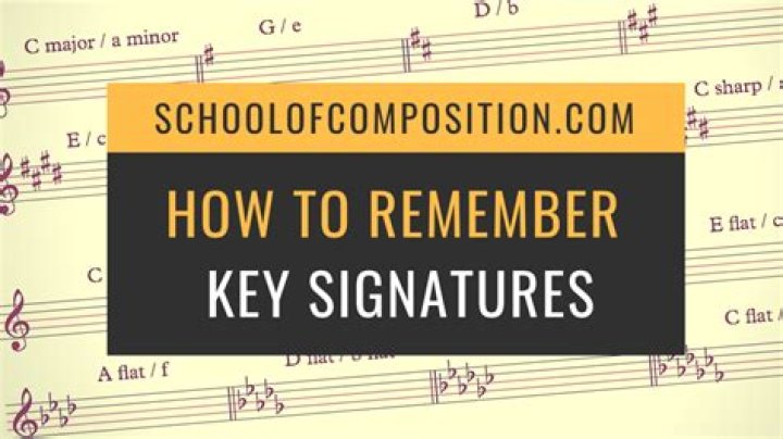 How do you remember key signatures?
