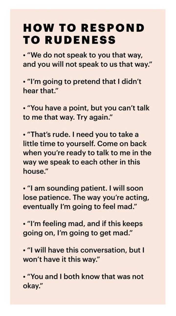 How do you respond to a rude patient?