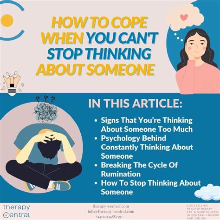 How do you stop thinking about someone who died?