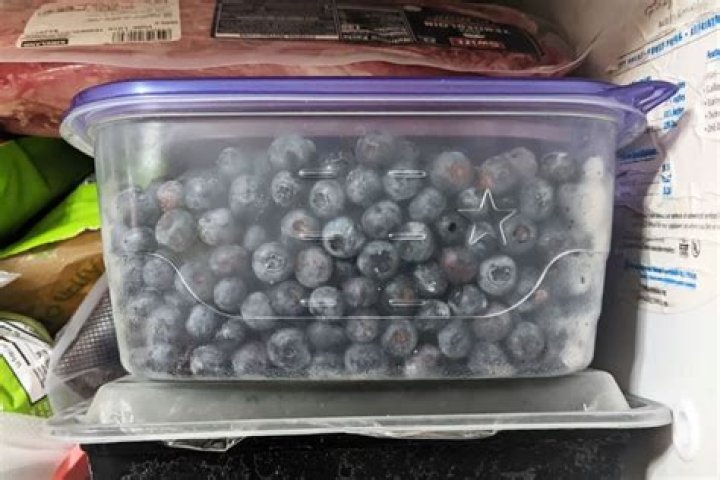 How do you store blueberries in the refrigerator?
