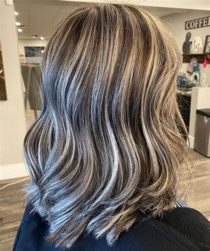 How do you turn grey hair into highlights?