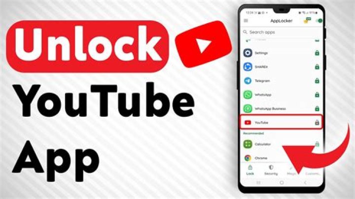 How do you unlock YouTube for kids?
