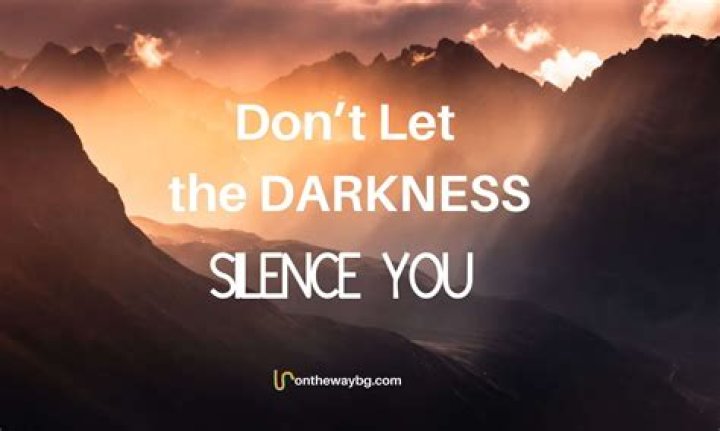 How does darkness make you feel?
