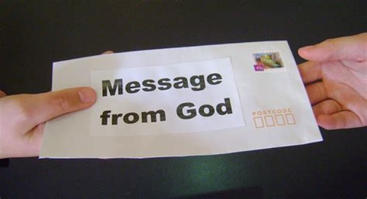How does God send messages to us?
