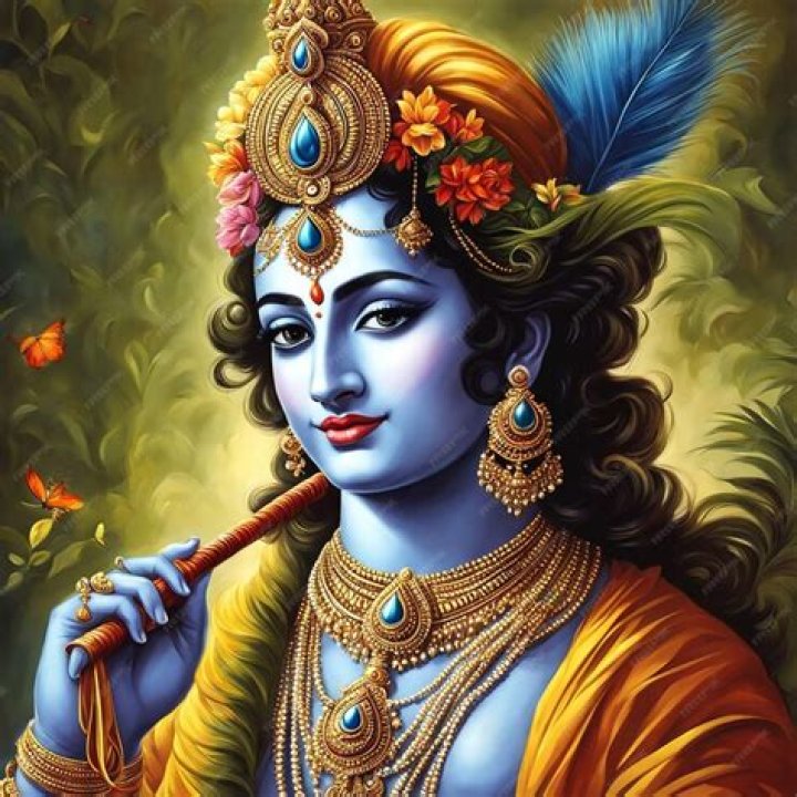 How does Krishna look like?