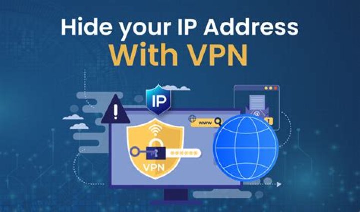 How does VPN hide IP address?